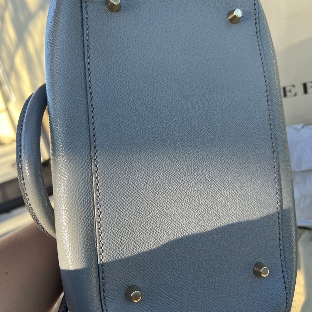 Burberry gray limited edition Leather Handbag - Picture 5 of 6